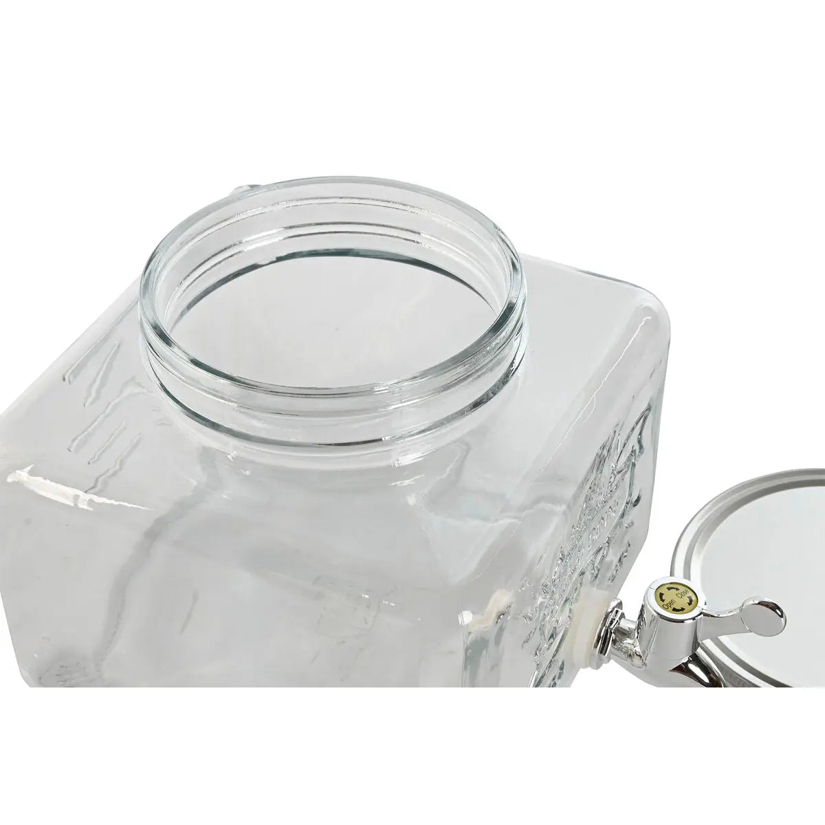 Distributeur d'eau Home ESPRIT Transparent Métal Silicone Verre ABS 3,5 L 19 x 25 x 16 cm Bigbuy