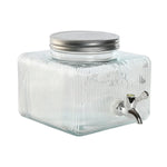 Distributeur d'eau Home ESPRIT Transparent Métal Silicone Verre ABS 3,5 L 19 x 25 x 16 cm Bigbuy