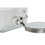 Distributeur d'eau Home ESPRIT Transparent Métal Silicone Verre ABS 3,5 L 19 x 25 x 16 cm Bigbuy