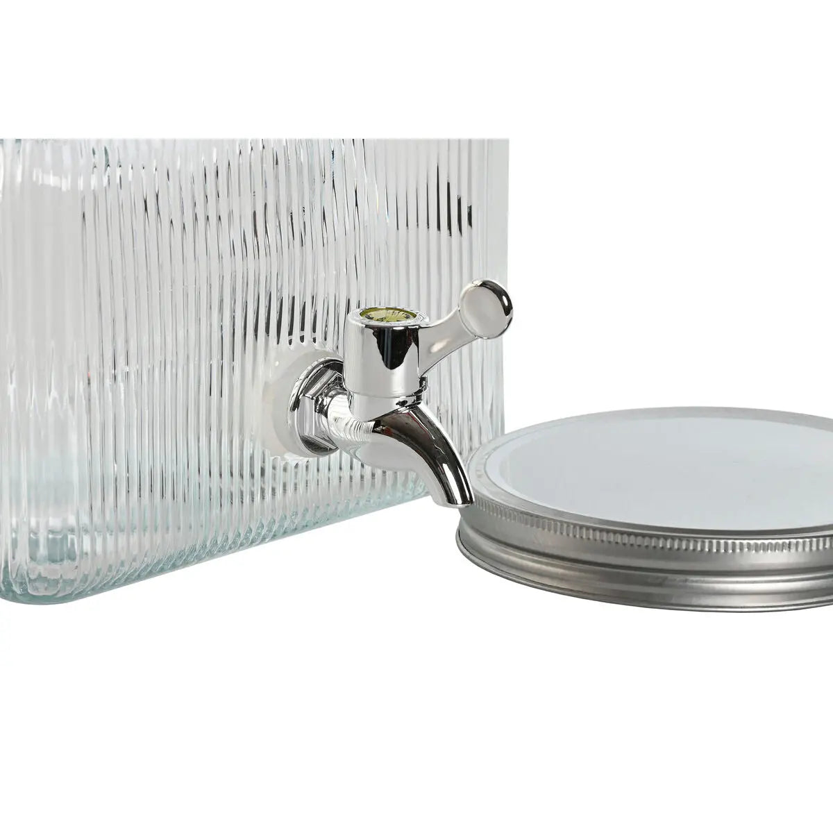 Distributeur d'eau Home ESPRIT Transparent Métal Silicone Verre ABS 3,5 L 19 x 25 x 16 cm Bigbuy