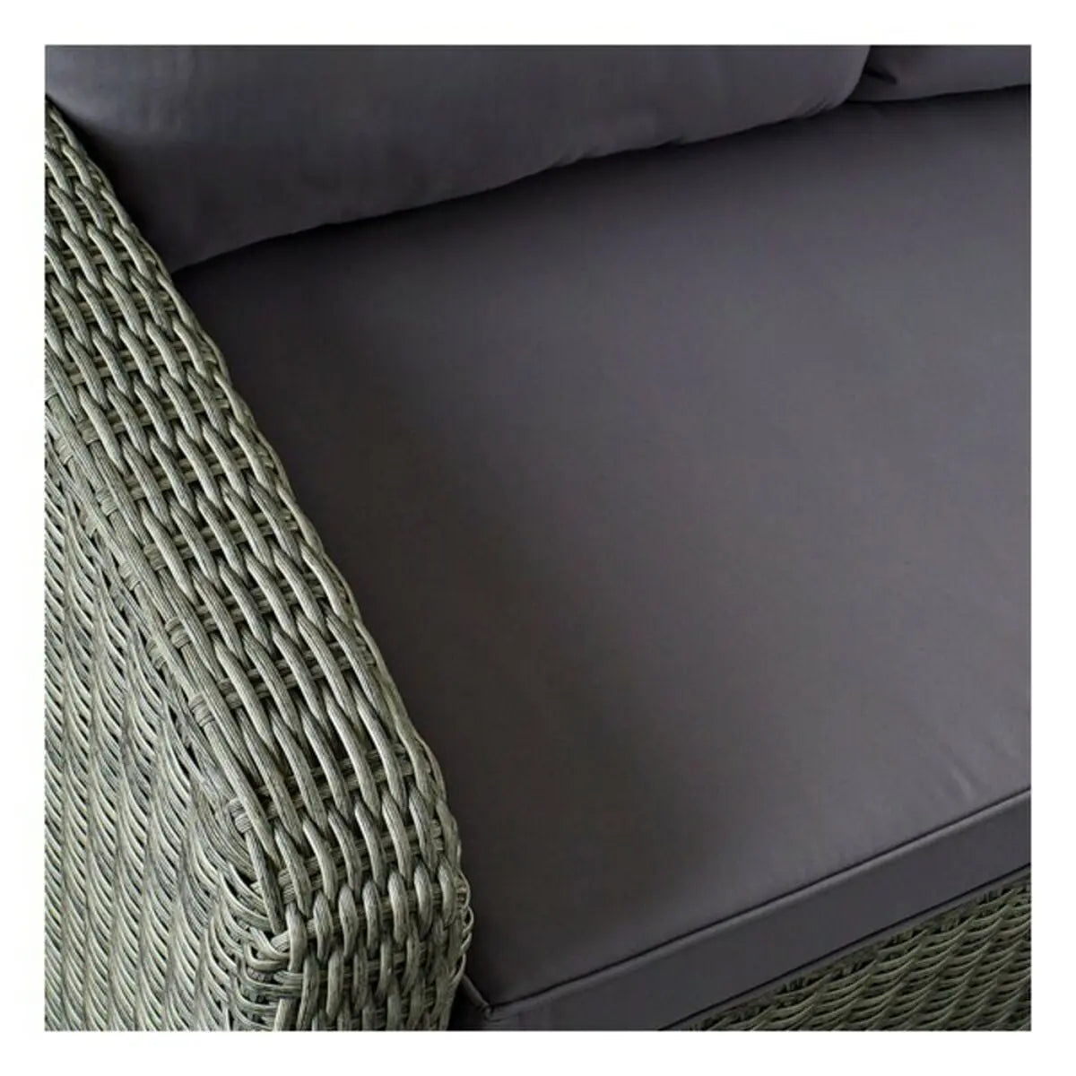 Ensemble Canapé + Table DKD Home Decor MB-166669 Extérieur Verre Polyester rotin synthétique Acier (267 x 204 x 90 cm) (4 pcs) Bigbuy