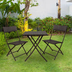 Ensemble Table + 2 Chaises Aktive Bigbuy
