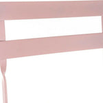 Ensemble Table + 2 Chaises DKD Home Decor MB-177410 Rose Métal 60 x 60 x 75 cm (3 pcs) Bigbuy