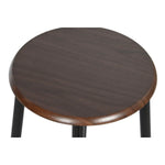 Ensemble Table + 2 Chaises DKD Home Decor Marron Noir Métal Bois MDF 80 x 50 x 84 cm Bigbuy