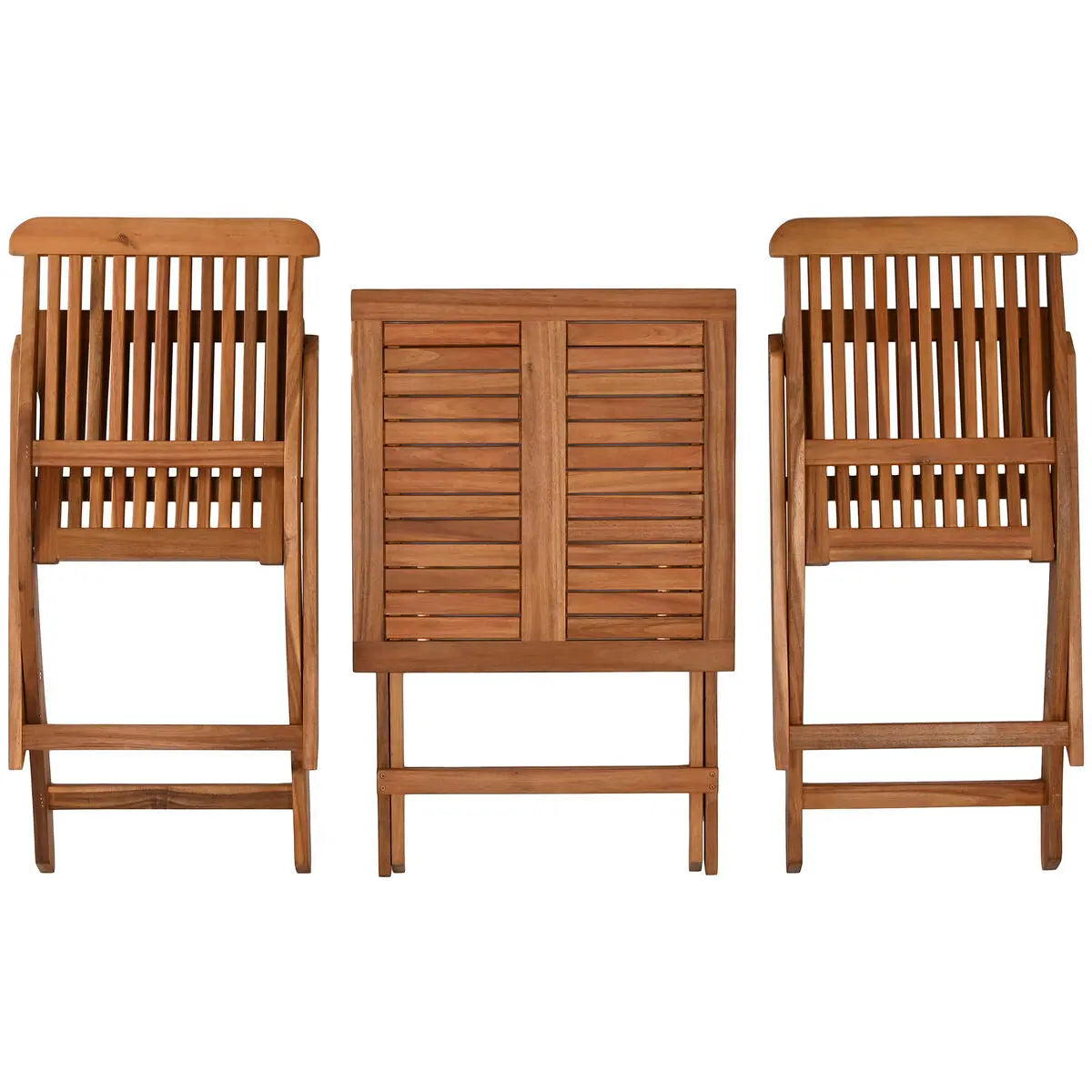 Ensemble Table + 2 Chaises Home ESPRIT Marron 60 x 60 x 74 cm Mamm