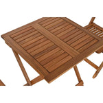 Ensemble Table + 2 Chaises Home ESPRIT Marron 60 x 60 x 74 cm Mamm