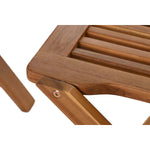 Ensemble Table + 2 Chaises Home ESPRIT Marron 60 x 60 x 74 cm Mamm