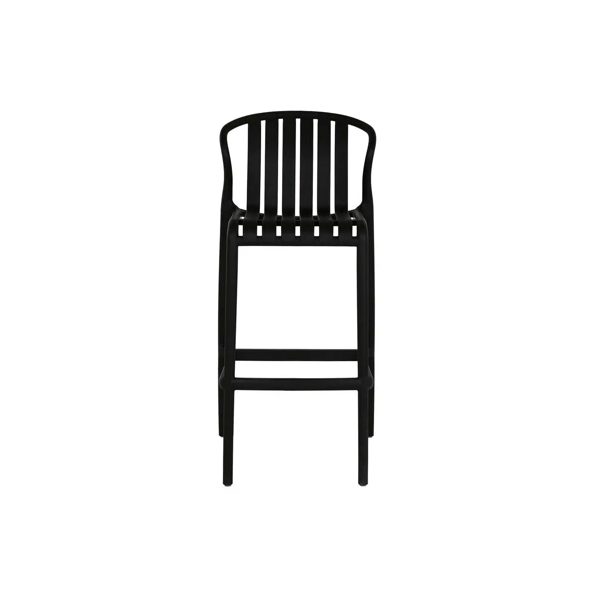 Ensemble Table + 2 Chaises Home ESPRIT Noir Métal polypropylène 60 x 60 x 102 cm Mamm