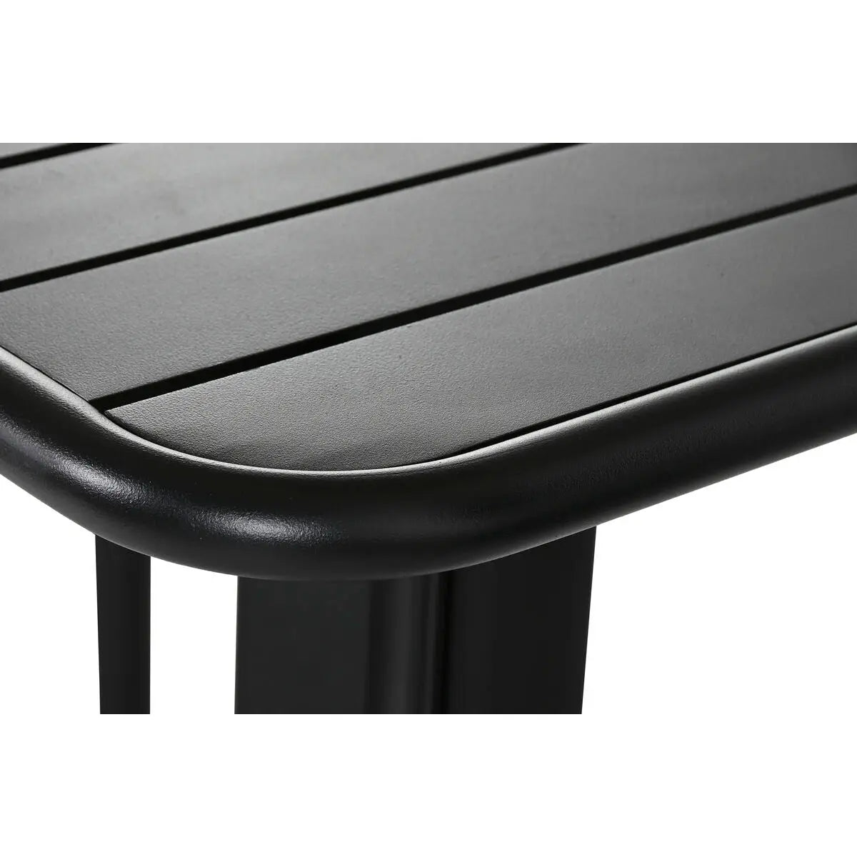 Ensemble Table + 2 Chaises Home ESPRIT Noir Métal polypropylène 60 x 60 x 102 cm Mamm