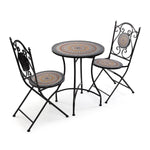 Ensemble Table + 2 Chaises Versa Creta 60 x 71 x 60 cm Bigbuy