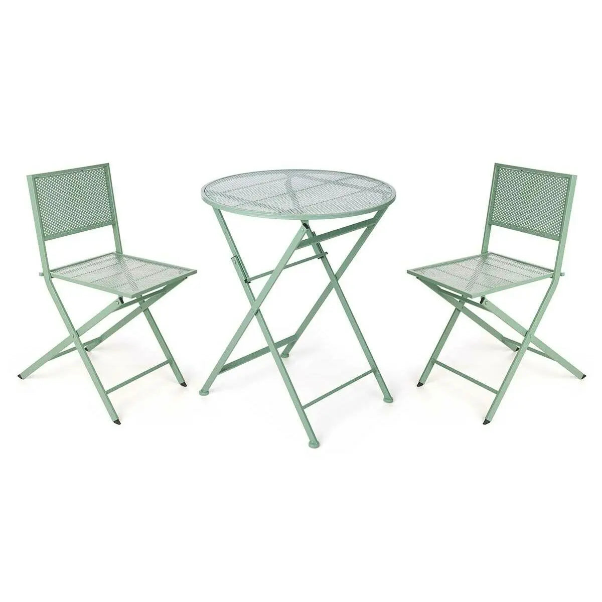 Ensemble Table + 2 Chaises Vert Bigbuy