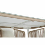 Ensemble Table + Chaises DKD Home Decor Beige 78 cm 163 x 95 x 6 cm Bigbuy