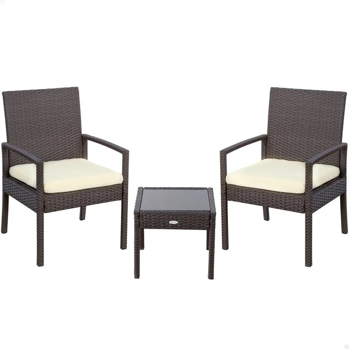 Ensemble Table avec 2 Sièges Aktive Bigbuy