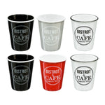 Ensemble de 6 tasses à café 5five Bistrot (110 ml) Mamm
