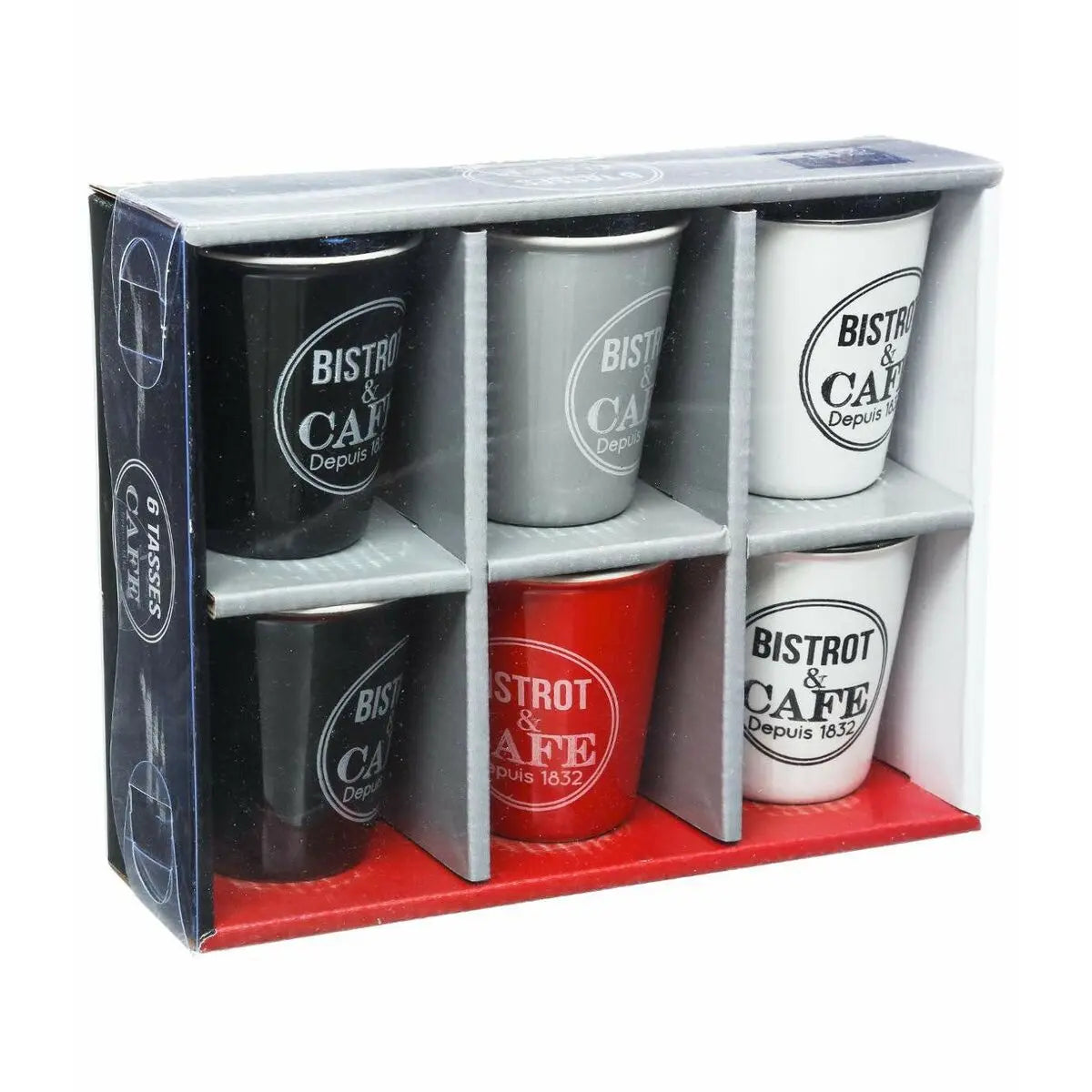 Ensemble de 6 tasses à café 5five Bistrot (110 ml) Mamm