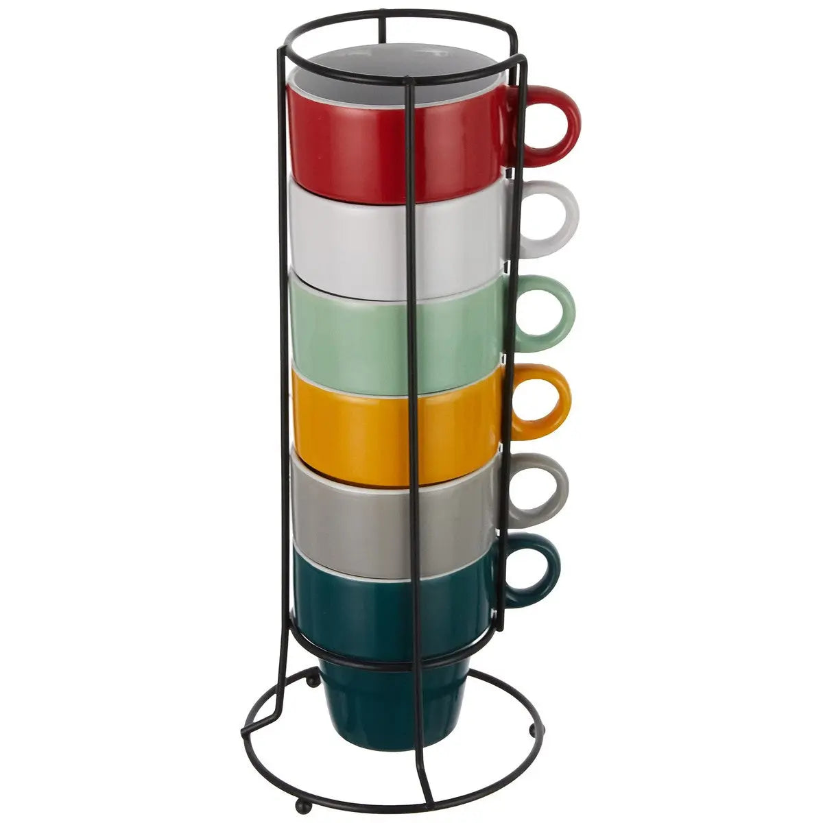 Ensemble de 6 tasses à café Secret de Gourmet Noël Avec support Mamm