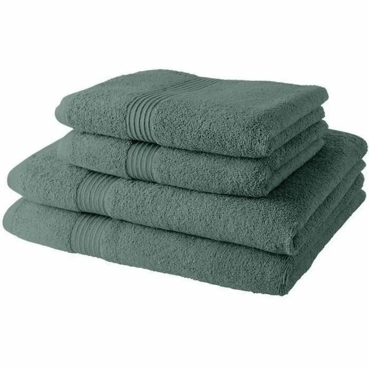 Ensemble de serviettes de toilette TODAY Vert 4 Unités Mamm