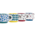 Ensemble de tasses à café DKD Home Decor Multicouleur Grès (150 ml) Mamm