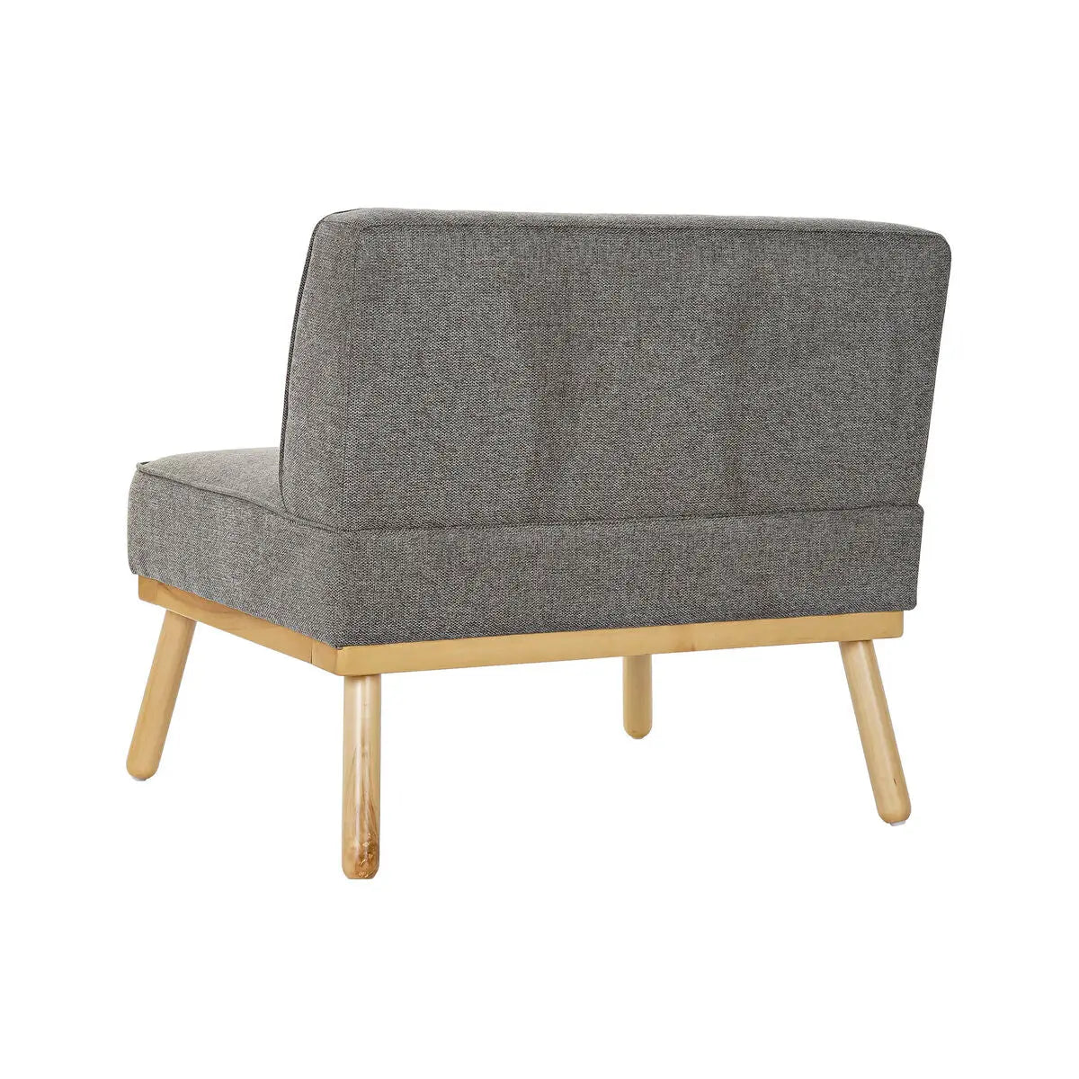 Fauteuil DKD Home Decor 80 x 66 x 72 cm Sapin Bois Marron Gris foncé Bigbuy
