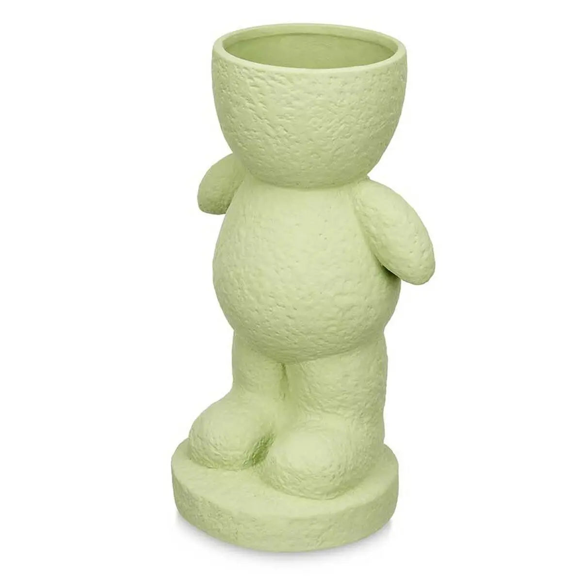 Figurine Décorative Orange Dolomite 19 x 31 x 15 cm (4 Unités) Vase Bigbuy