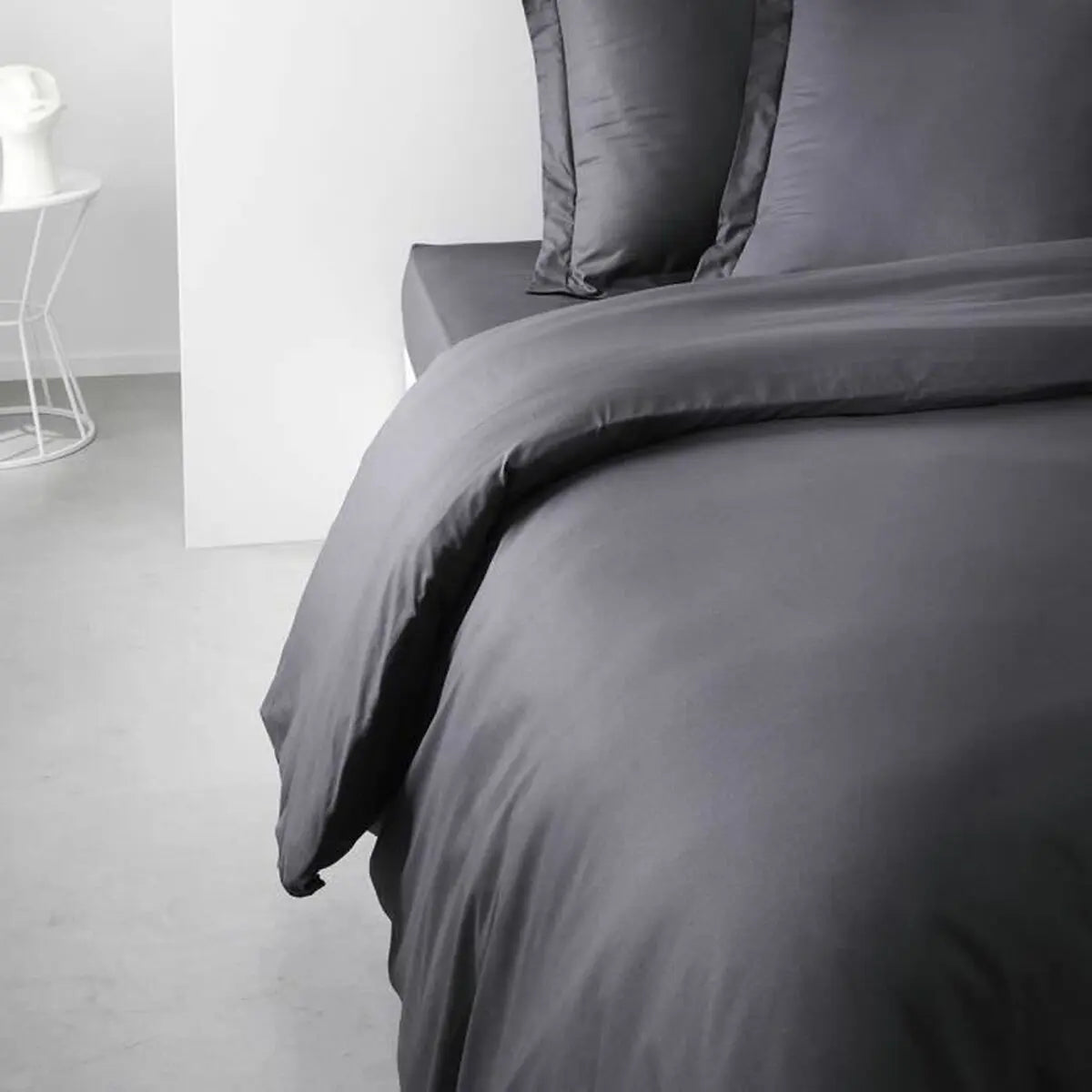 Housse de Couette TODAY Essential Noir Anthracite 220 x 240 cm Mamm