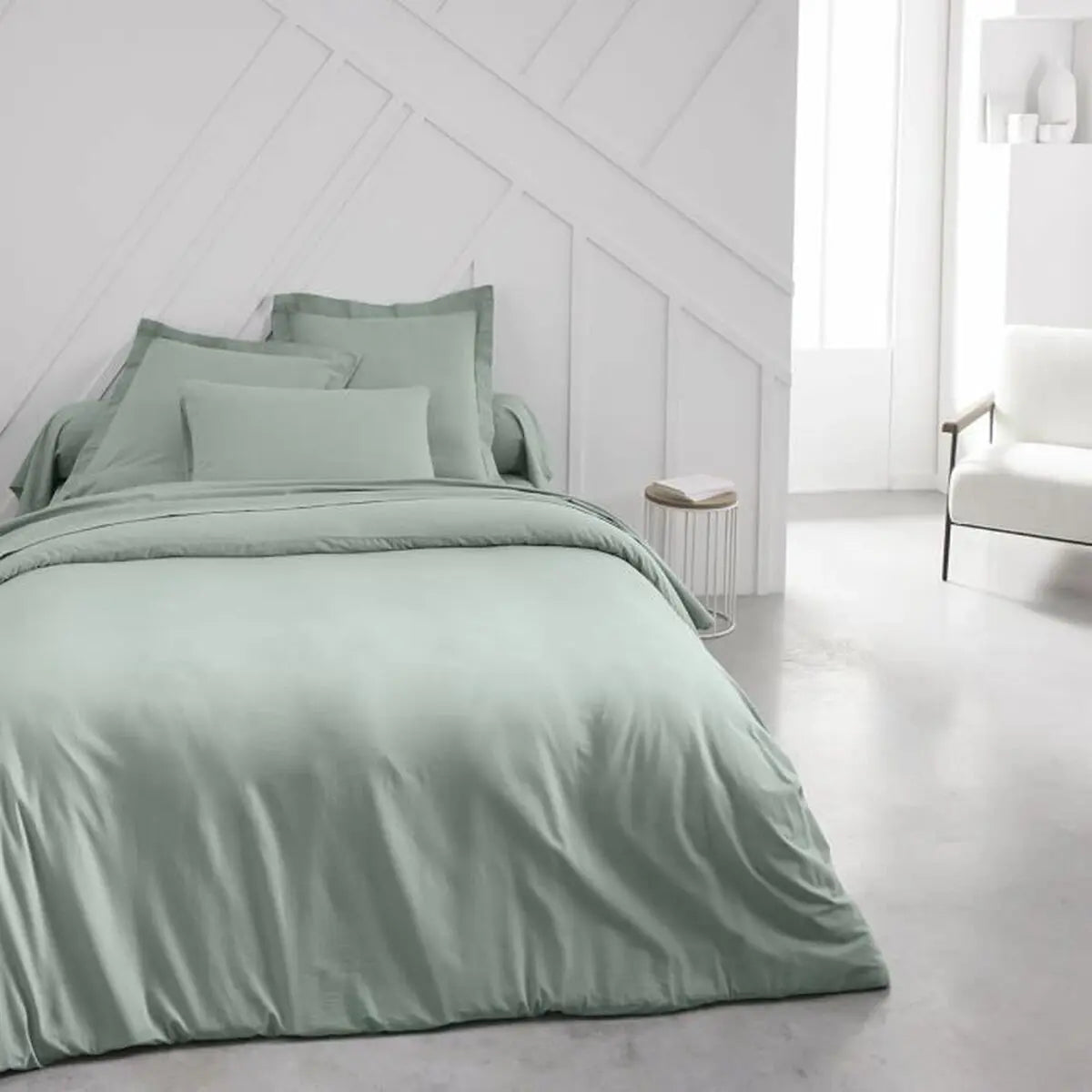 Housse de Couette TODAY Essential Vert Vert clair 220 x 240 cm Mamm