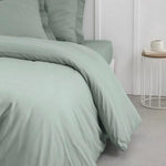 Housse de Couette TODAY Essential Vert Vert clair 220 x 240 cm Mamm