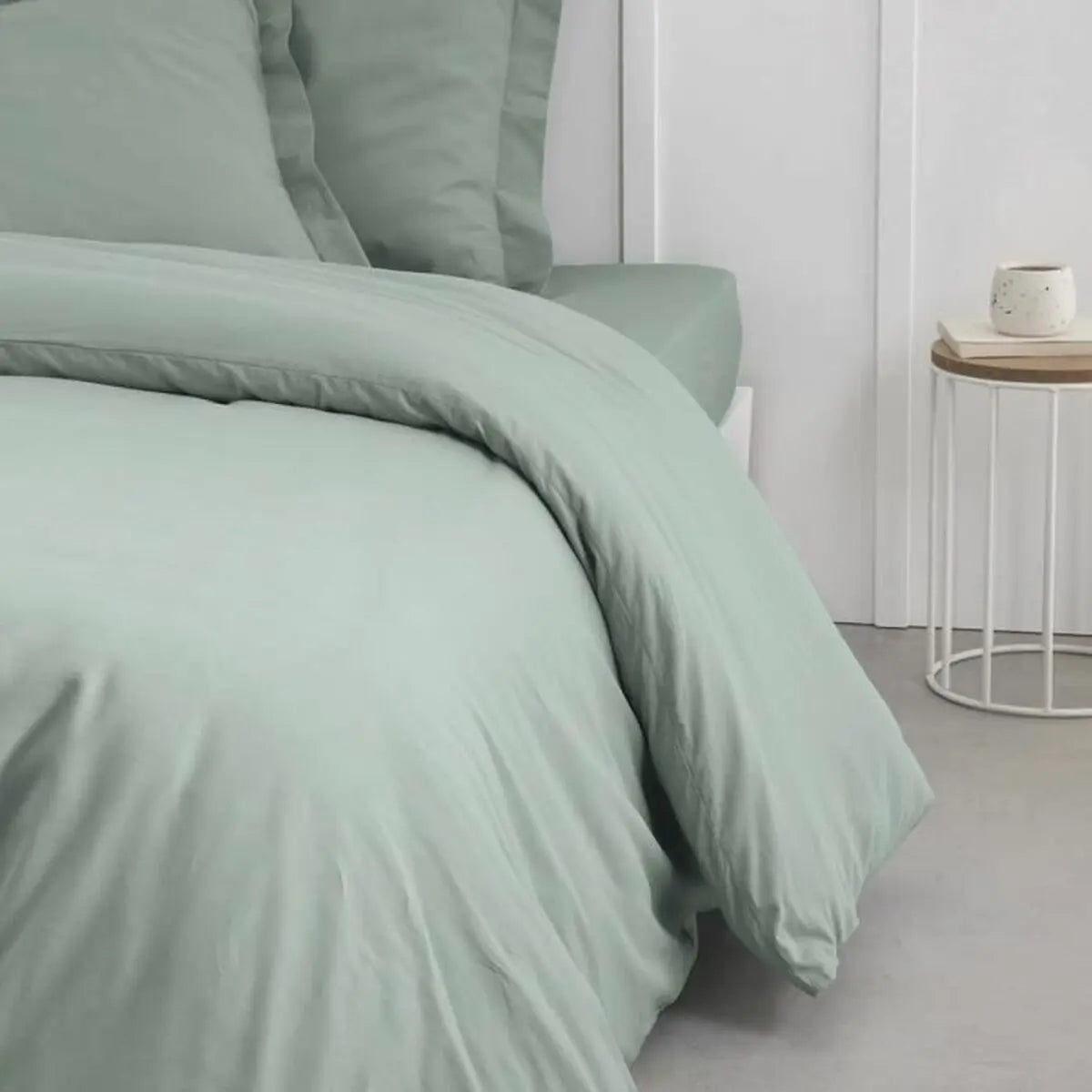 Housse de Couette TODAY Essential Vert Vert clair 220 x 240 cm Mamm