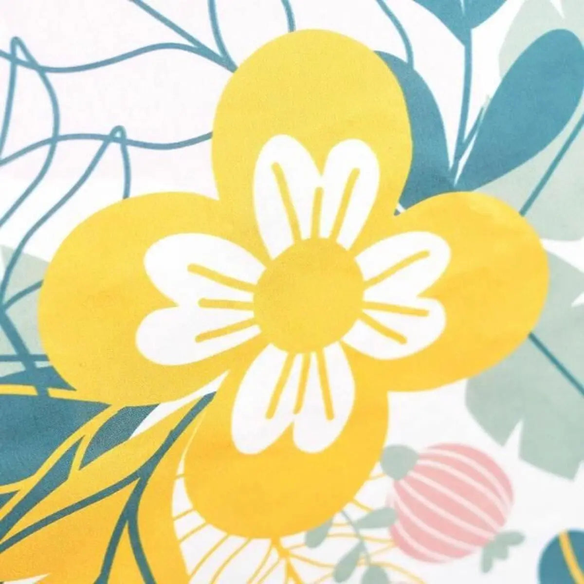 Housse de Couette TODAY SUNSHINE Floral Multicouleur 240 x 220 cm Mamm