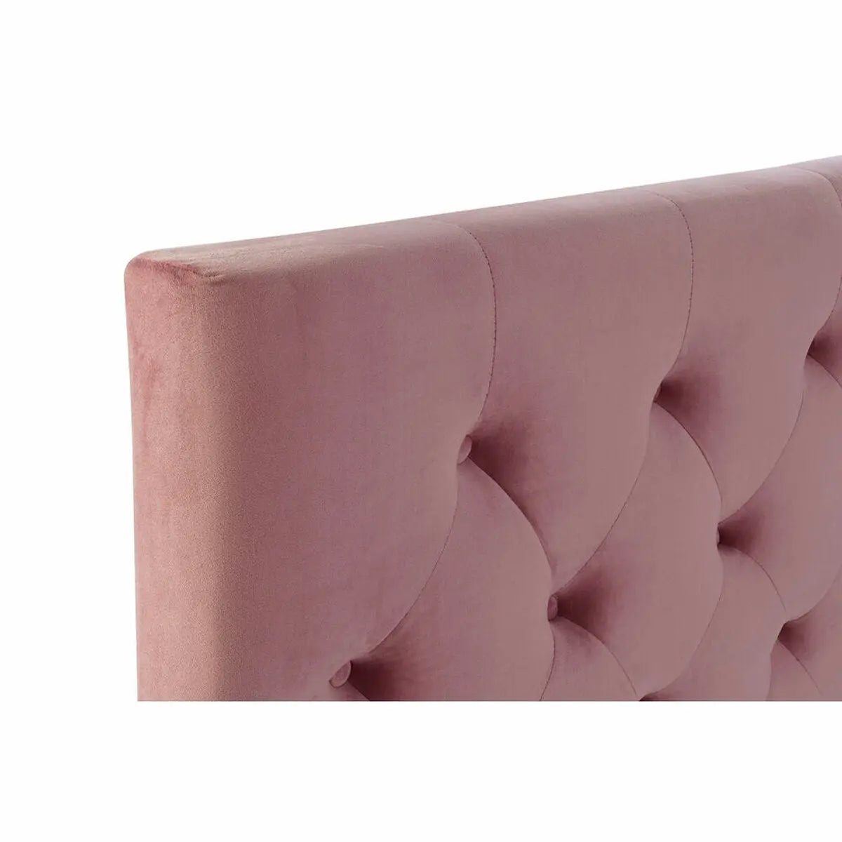 Lit DKD Home Decor Bois Métal Rose 180 x 200 cm 187 x 210 x 137 cm Mamm