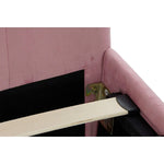Lit DKD Home Decor Bois Métal Rose 180 x 200 cm 187 x 210 x 137 cm Mamm