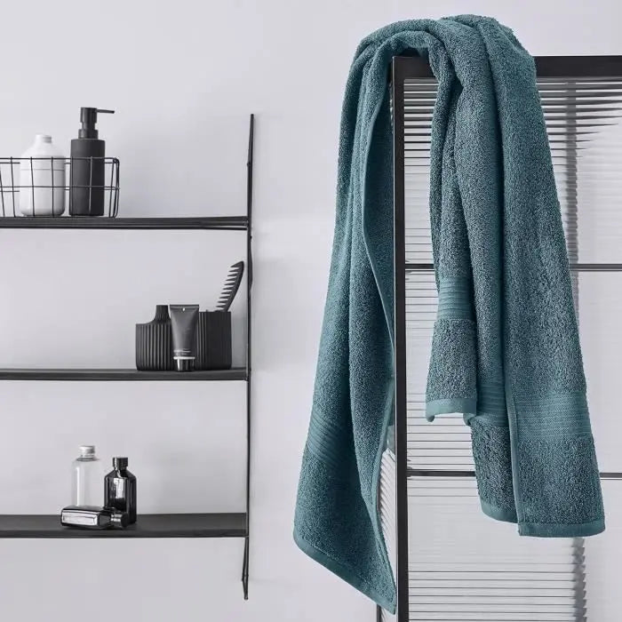 Maxi Drap de Bain TODAY 90x150 cm 100% Coton - Paon Mamm
