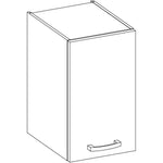 Meuble haut 1 porte battante - Gris mat - L 40 x P 31,6 x 72 cm - LASSEN Mamm