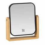 Miroir Andrea House Noir Bambou 18 x 4,5 x 20 cm Mamm