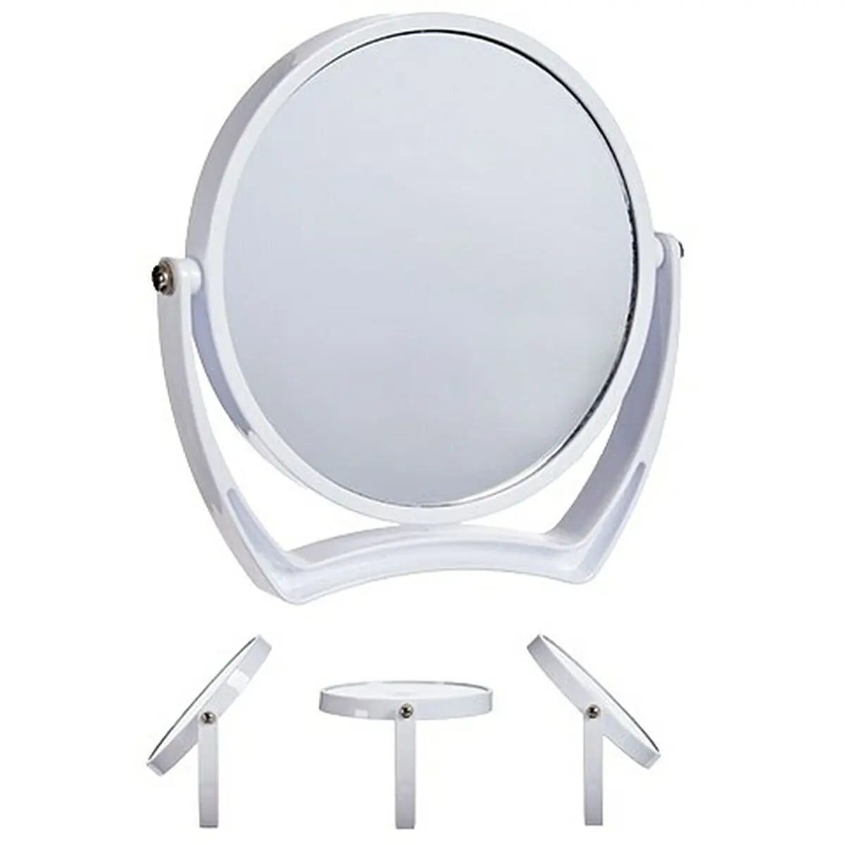 Miroir Grossissant Blanc Verre Plastique 19 x 18,7 x 2 cm (6 Unités) Mamm