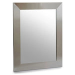 Miroir mural Argenté Bois Verre 39 x 1,5 x 49 cm (6 Unités) Mamm