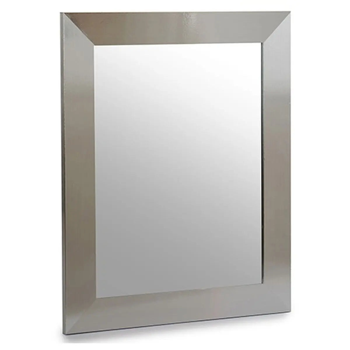 Miroir mural Argenté Bois Verre 39 x 1,5 x 49 cm (6 Unités) Mamm