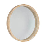 Miroir mural Atmosphera Rond Naturel (Ø 50 cm) Mamm