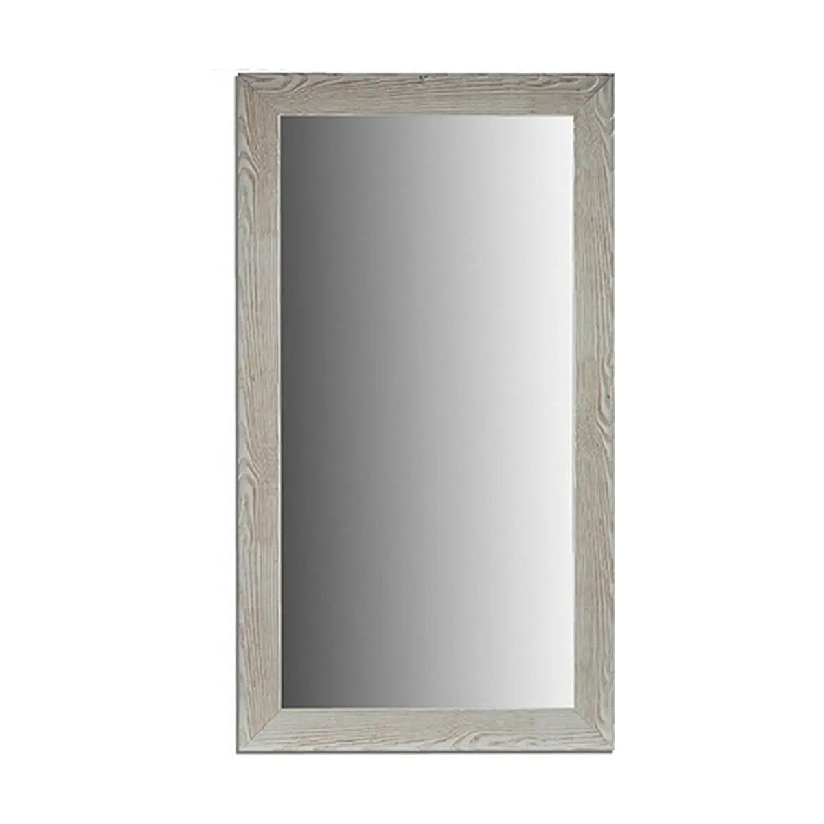 Miroir mural Bois Blanc verre (75 x 136 x 1,5 cm) (2 Unités) Mamm