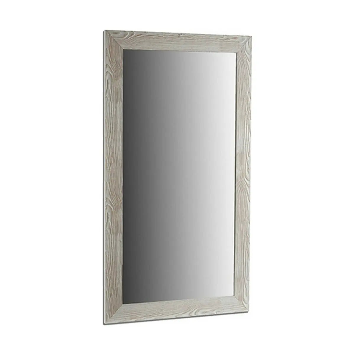 Miroir mural Bois Blanc verre (75 x 136 x 1,5 cm) (2 Unités) Mamm