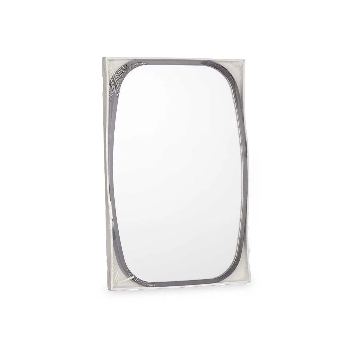 Miroir mural Noir Verre Cuir Synthétique 43 x 65 x 3 cm (4 Unités) Mamm