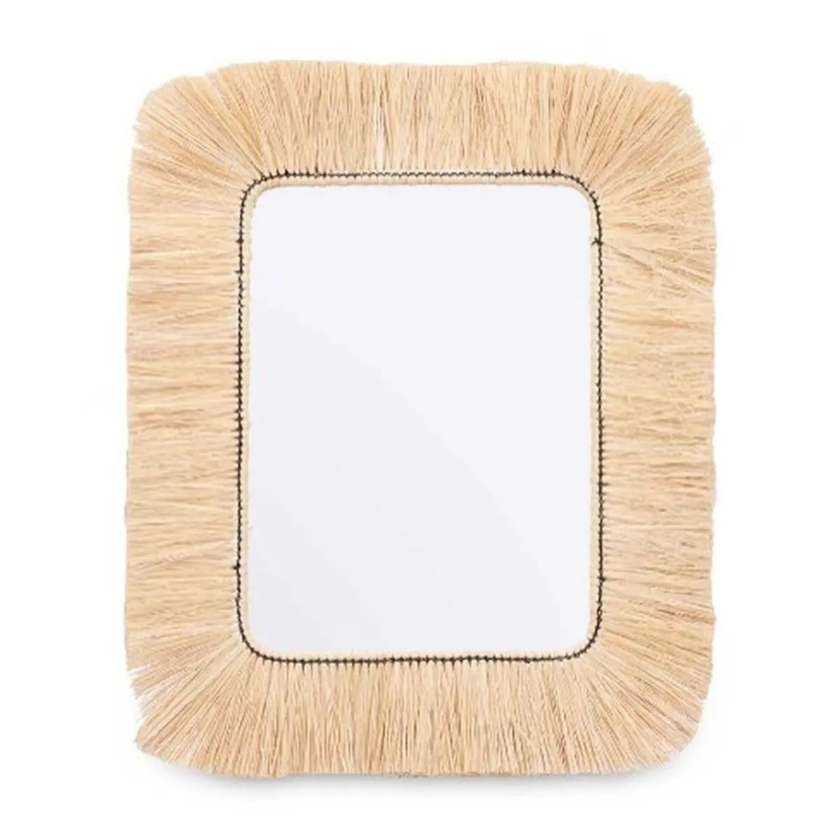 Miroir mural RI-6065 Marron 77 x 67 x 3 cm Rectangulaire Mamm