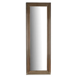 Miroir mural Rayures Doré Bois verre 53 x 154,3 x 3 cm (2 Unités) Mamm