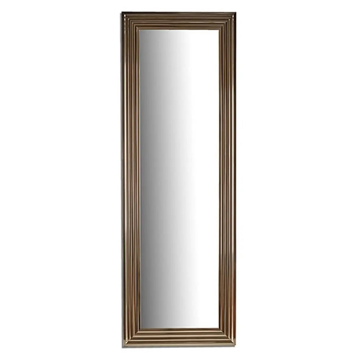 Miroir mural Rayures Doré Bois verre 53 x 154,3 x 3 cm (2 Unités) Mamm