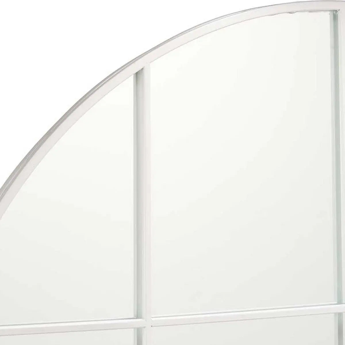 Miroir mural Rond Métal Blanc (100 x 2,5 x 100 cm) Mamm