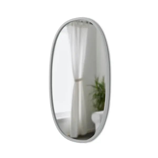 Miroir ovale HUB couleur gris umbra Mamm