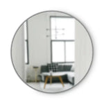 Miroir rond HUB couleur gris umbra Mamm