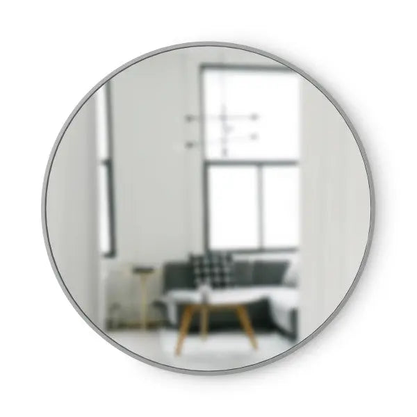 Miroir rond HUB couleur gris umbra Mamm
