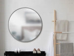 Miroir rond HUB couleur gris umbra Mamm