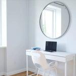 Miroir rond HUB couleur gris umbra Mamm